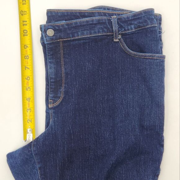 Old Navy Boot Cut Jeans Womens Plus Size 24 Blue Denim Western Rodeo Flared Boho - Picture 6 of 8